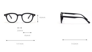 glazzic oval 09 size chart